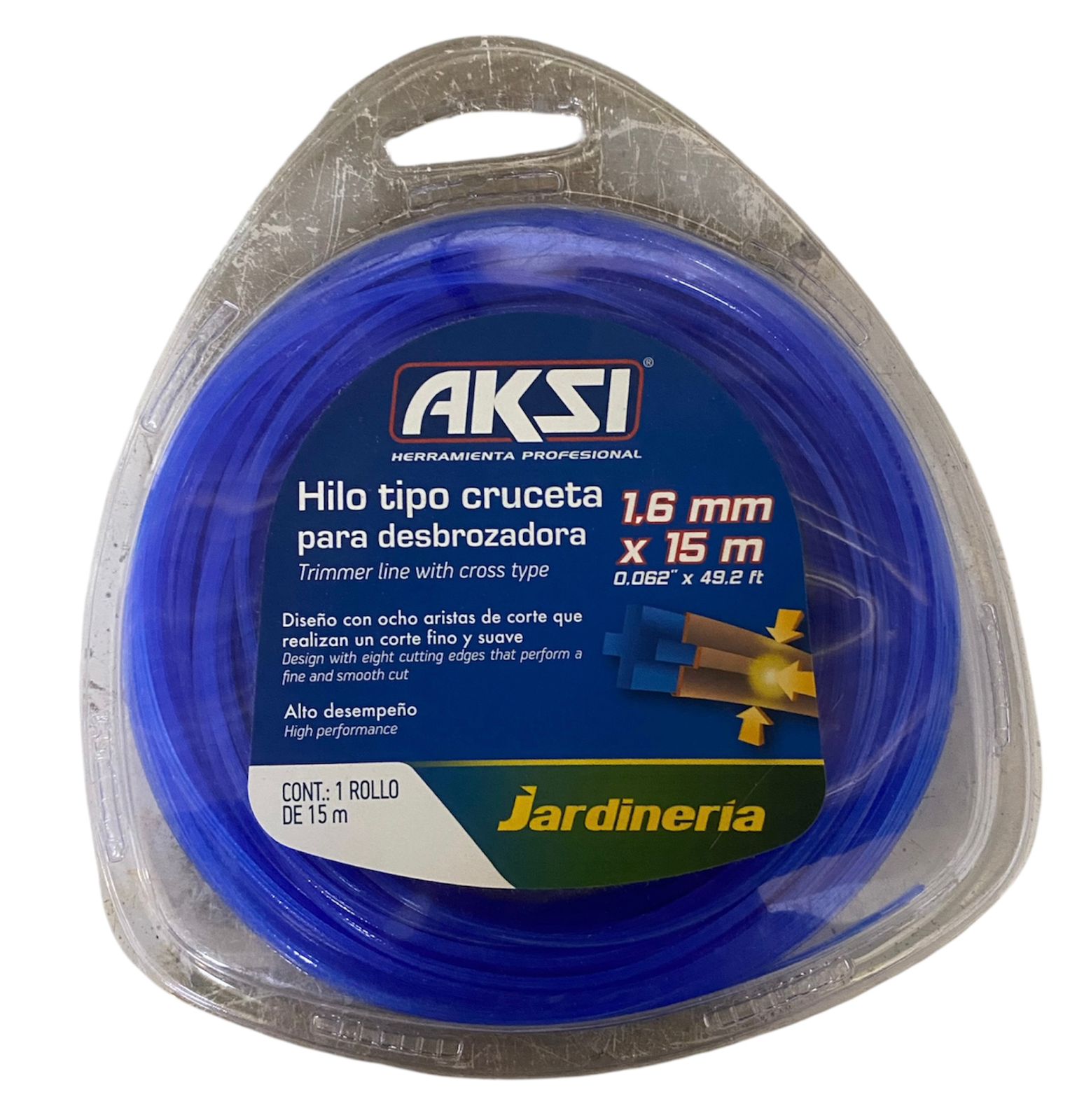 Hilo Para Desbrozadora 1.6mm X 15m